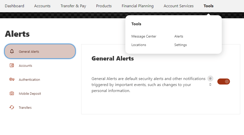 Digital Banking Alerts